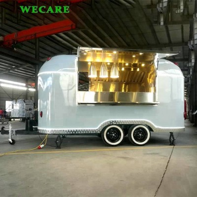 Wecare One Stop Airstream Catering Trailer Mobile Food Cart For Sale Food Truck With Full Kitchen