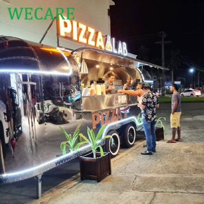 Wecare Vintage Food Trailer Catering Pizza Truck Food Truck With Full Kitchen For Sale New Zealand