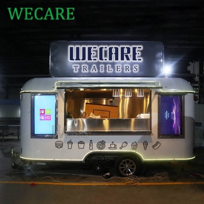 Wecare Coffee Cart Catering Truck Food Trailer Food Truck Bar Trailer With Eec