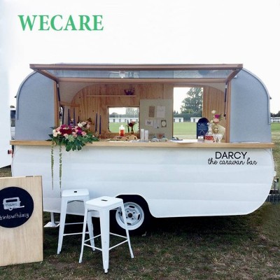 Wecare Mobile Coffee Vending Trailer Street Mobile Bar Trailers Food Truck With Full Kitchen