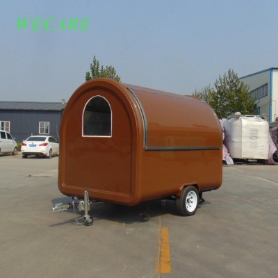 Coffee food cart hot dog trailer with high popularity