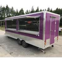 China manufacturer mini mobile fast food truck trailer