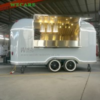 China concession airstream catering trailer used mobile fast food cart, mobile food truck