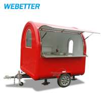 Highly personalized Webetter mobile food trailer cart ice cream cart